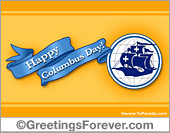 Ecard - Columbus day egreeting