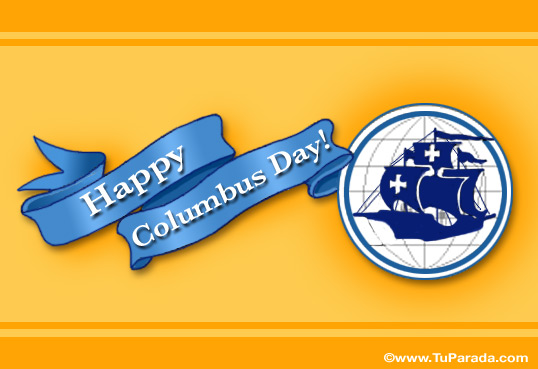 Columbus day egreeting