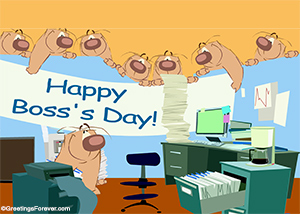 Boss's day ecard