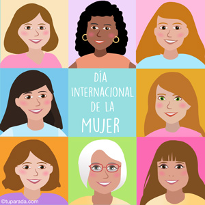 Tarjeta Día Internacional de la Mujer