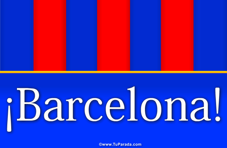 Tarjeta del Barcelona
