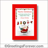 Christmas printable card - For all devices