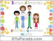 Familia con hijo varón e hija mujer