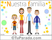 Familia con dos hijos varones