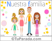 Nuestra familia con dos hijas mujeres