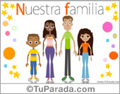 Familia con padres e hijos