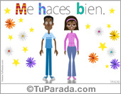 Postal de amor de pareja