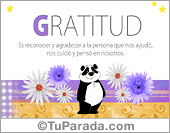 Gratitud