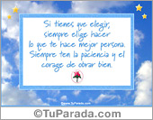 Si tienes que elegir...