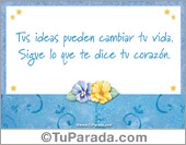 Tus ideas pueden cambiar tu vida
