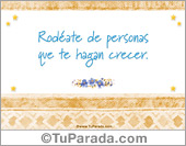 Rodéate de personas que te hagan crecer