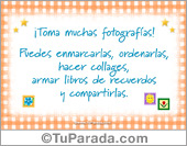 Toma muchas fotografías