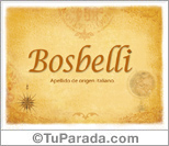 Bosbelli
