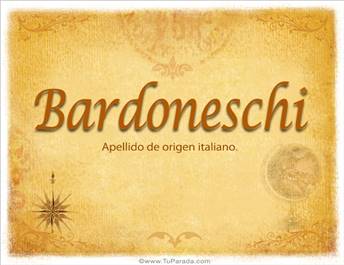 Origen y significado de Bardoneschi