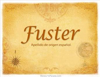 Origen y significado de Fuster
