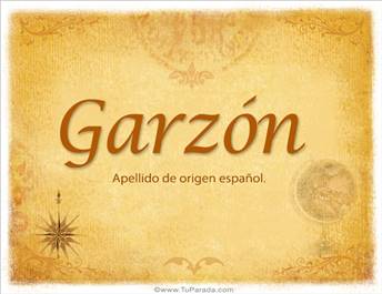 Origen y significado de Garzón