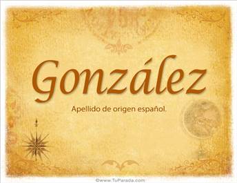 Origen y significado de González