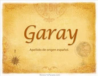 Origen y significado de Garay