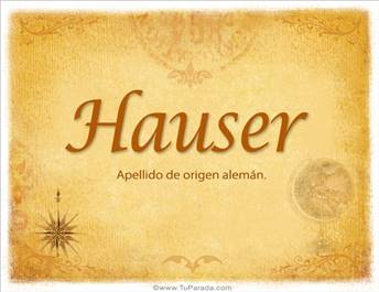 Origen y significado de Hauser