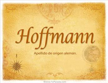 Origen y significado de Hoffmann