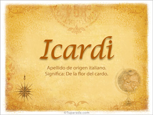Origen y significado de Icardi