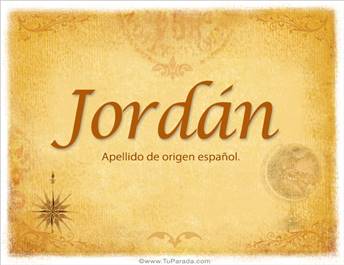 Origen y significado de Jordán