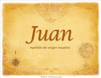 Origen y significado de Juan