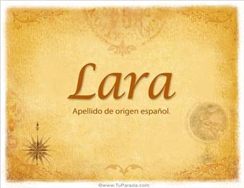 Origen y significado de Lara
