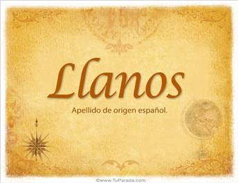 Origen y significado de Llanos