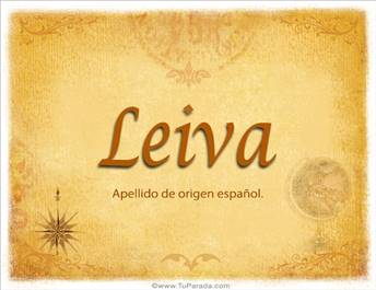 Origen y significado de Leiva
