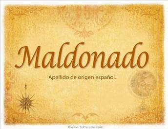 Origen y significado de Maldonado
