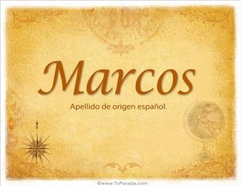 Origen y significado de Marcos