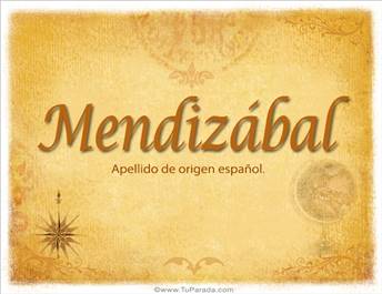 Origen y significado de Mendizábal