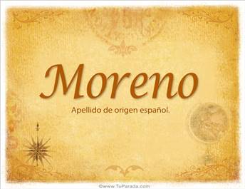 Origen y significado de Moreno