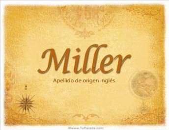 Origen y significado de Miller
