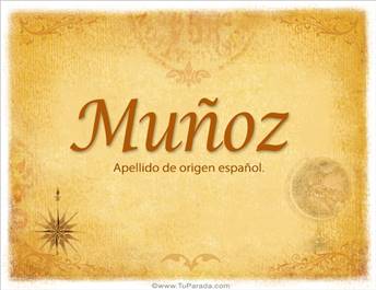 Origen y significado de Muñoz