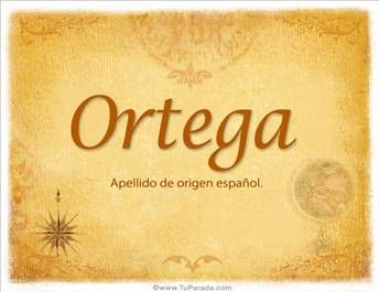 Origen y significado de Ortega