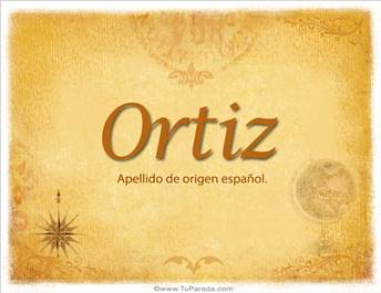 Origen y significado de Ortiz
