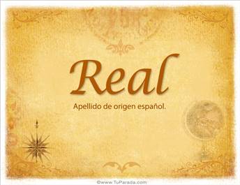 Origen y significado de Real