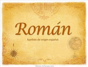 Origen y significado de Román