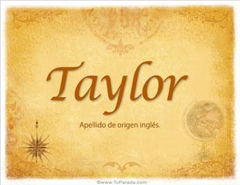 Origen y significado de Taylor