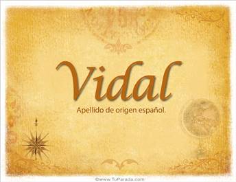 Origen y significado de Vidal