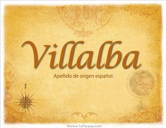 Origen y significado de Villalba