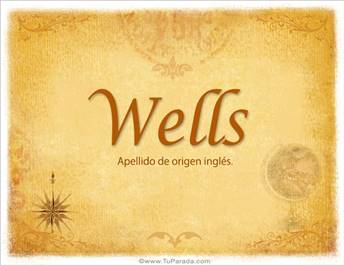 Origen y significado de Wells