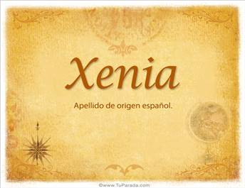 Origen y significado de Xenia