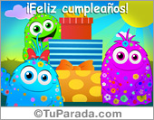 Tarjeta con regalos