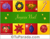 Tarjetas de  Navidad en francés