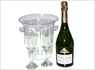 Espumante Santa Julia Extra Brut.