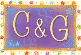 Origen y significado de C y G