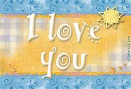 Origen y significado de Q y K - I love you